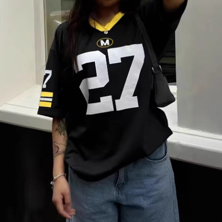 Women's T-shirt with 3D printed digital printing