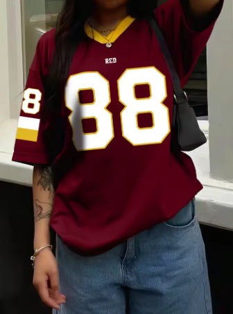 Women's T-shirt with 3D printed digital printing