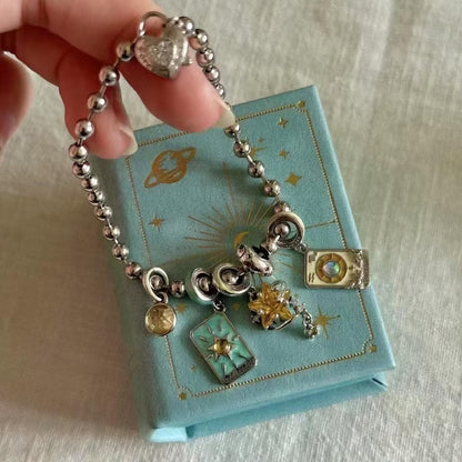 OSHO™ Silver Charm Bracelet