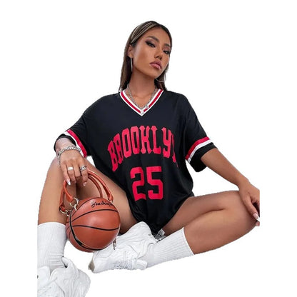 Women's T-shirt with 3D printed digital printing