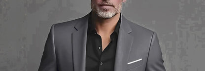 Men's Slim Fit Suit Two-Piece Set