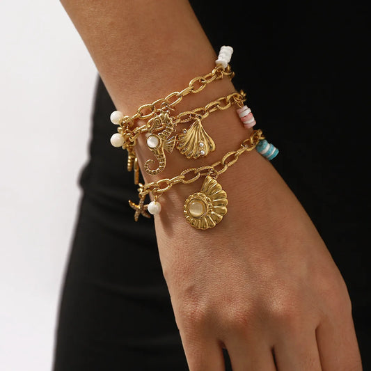 OSHO™ Gold Charm Bracelet